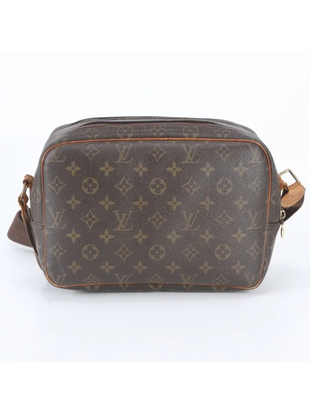 Louis Vuitton Monogram Reporter PM Leather Shoulder Bag Crossbody Messenger